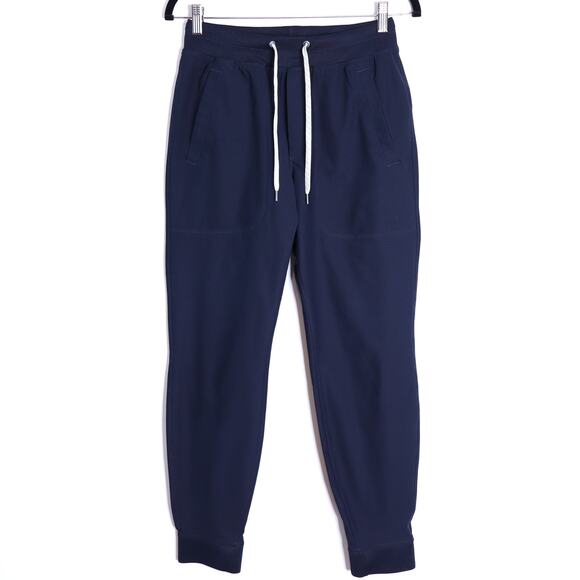 VUORI Meta Jogger Navy Blue Lightweight Elastic Waist Active Men's S